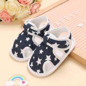 B272 Deep Blue / 0-6 Months Newborn Baby Boys Fashion Shoes JuniorHaul