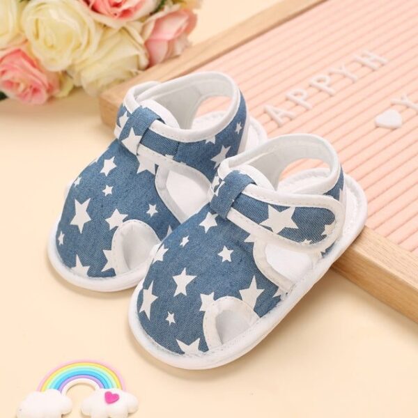 B272 Blue / 0-6 Months Newborn Baby Boys Fashion Shoes JuniorHaul
