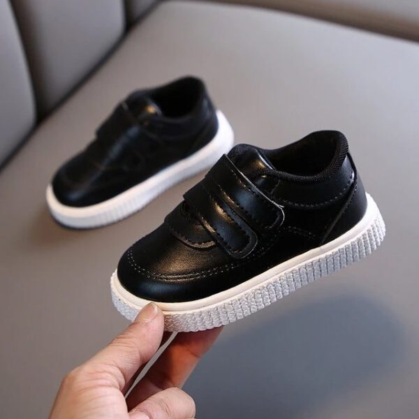 Black / 29 ( Inner17.5cm ) Baby Plain Sneakers JuniorHaul