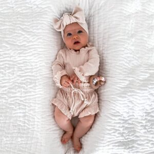 pink 1 / 12-18M Newborn Baby Girl Romper JuniorHaul