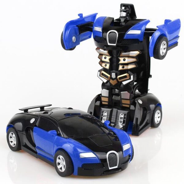Blue Transformer Car Toys JuniorHaul