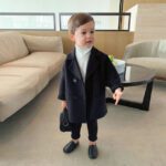 black / 3T Baby Trench Overcoat JuniorHaul