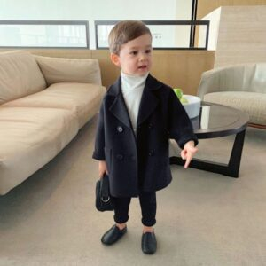 black / 3T Baby Trench Overcoat JuniorHaul