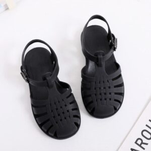 Black / 25 Baby Girls Gladiator Sandals JuniorHaul