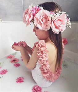 5th / 0-6 Months Baby Girl Floral Swimsuit JuniorHaul