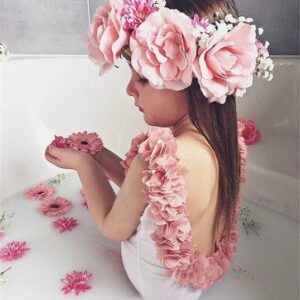 5th / 0-6 Months Baby Girl Floral Swimsuit JuniorHaul