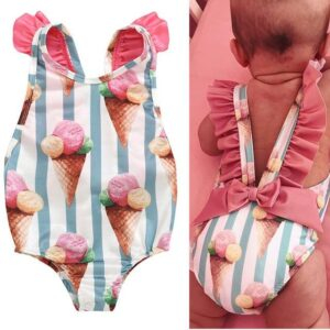 Baby Girl Floral Swimsuit JuniorHaul