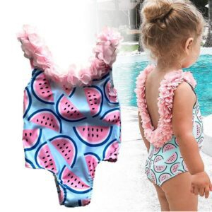 3rd / 0-6 Months Baby Girl Floral Swimsuit JuniorHaul
