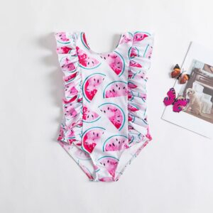 6th / 0-6 Months Baby Girl Floral Swimsuit JuniorHaul