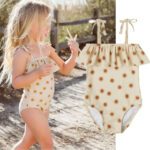 14th / 6-12 Months Baby Girl Floral Swimsuit JuniorHaul