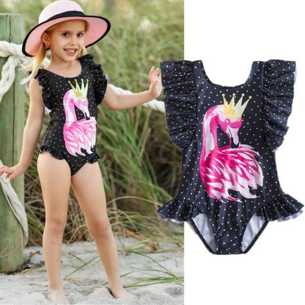 8th / 4 T Baby Girl Floral Swimsuit JuniorHaul