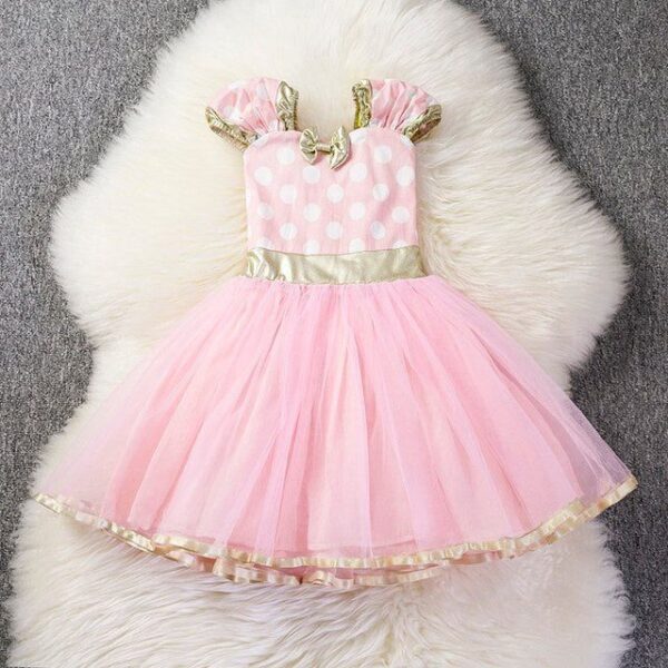 Pink 1 / 6M Girls Cosplay Cartoon Princess Dress JuniorHaul