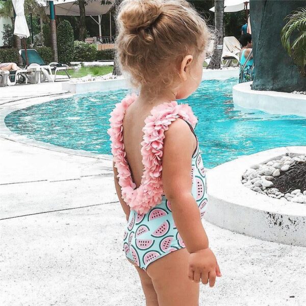 Baby Girl Floral Swimsuit JuniorHaul