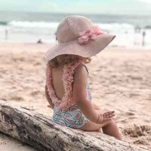 Baby Girl Floral Swimsuit JuniorHaul