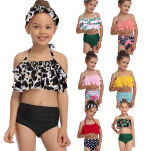 Buy Kids Girls Two Pieces Swimsuit Bikini Set I Summer Outfit