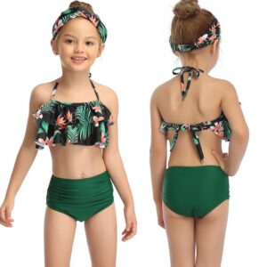 Rosiika Girls Kids Swimsuit Two Pieces Bikini Set JuniorHaul