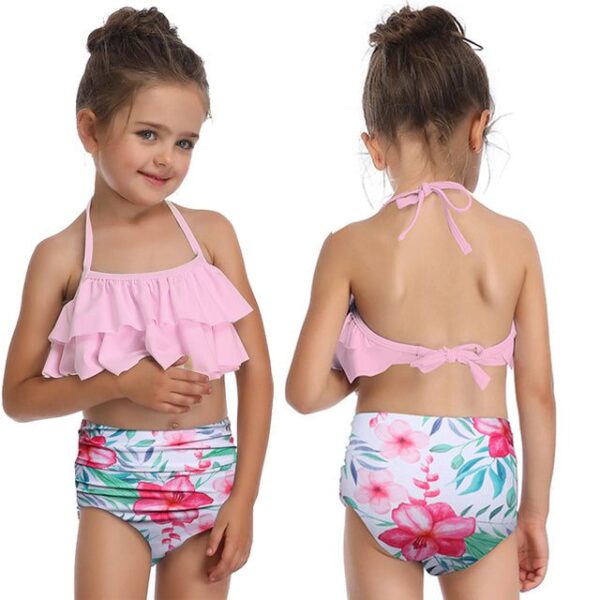14th / 140 (6-8T) Rosiika Girls Kids Swimsuit Two Pieces Bikini Set JuniorHaul