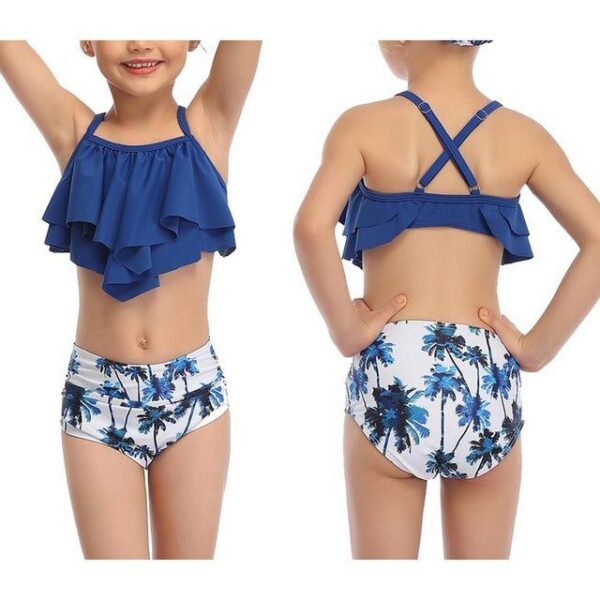3rd / 128 (5-6T) Rosiika Girls Kids Swimsuit Two Pieces Bikini Set JuniorHaul