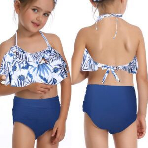 2nd / 104 (2-3T) Rosiika Girls Kids Swimsuit Two Pieces Bikini Set JuniorHaul