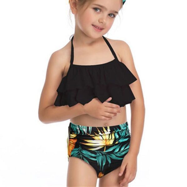 6th / 140 (6-8T) Rosiika Girls Kids Swimsuit Two Pieces Bikini Set JuniorHaul