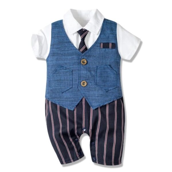 2nd / 3M Baby Boy Blue Formal Suit JuniorHaul