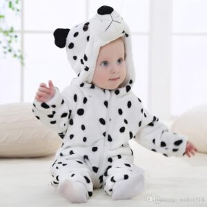Snow Leopard Baby Jumpsuit JuniorHaul