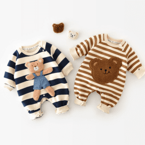 Buy Baby Bear Striped Jumpsuit I Baby Warm Outfit