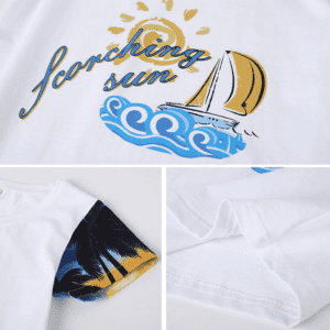 Scorching Sun Print Family Matching Outfit - Image 7