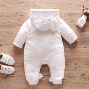 Fleece Rabbit Baby Jumpsuit - Image 14