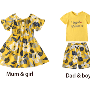 Floral Family Matching Outfit Set - Image 8