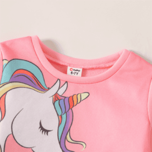 Unicorn Fleece Baby Sweatshirt - Image 3