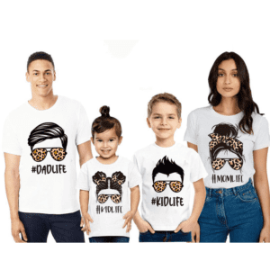 Hashtag Print Family Matching Set - Image 5