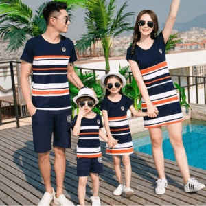 Buy Striped Print Family Matching Set I Summer Outfit