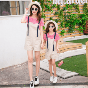 Red Striped Family Matching Outfit - Image 3