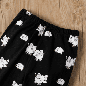 Baby Elephant Printed Tracksuit Set - Image 3