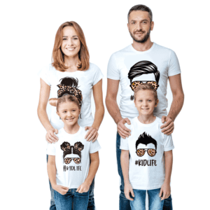 Hashtag Print Family Matching Set - Image 4