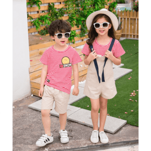 Red Striped Family Matching Outfit - Image 4