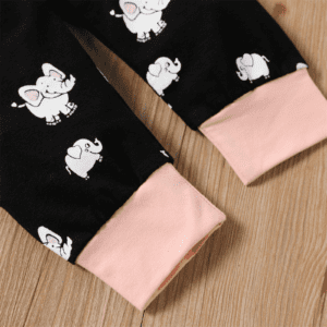 Baby Elephant Printed Tracksuit Set - Image 4