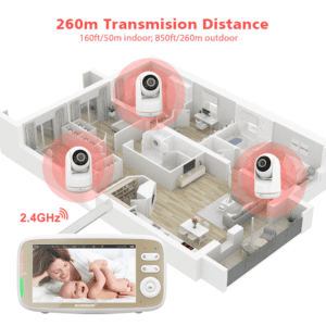 330° Pan Camera Wifi Baby Monitor - Image 6
