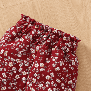 2pcs Baby Girl Rabbit Print Long sleeve Sweatshirt and Trouser Set - Image 5