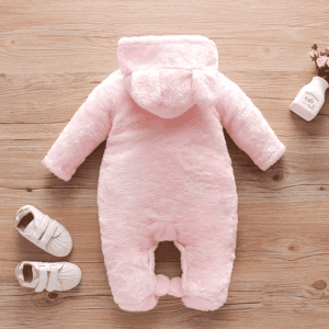 Fleece Rabbit Baby Jumpsuit - Image 8