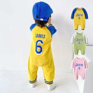 Los Angeles Lakers Baby Jumpsuit - Image 4