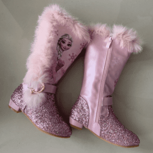 Kid Girls Elsa Faux Fur Calf Boots - Image 6