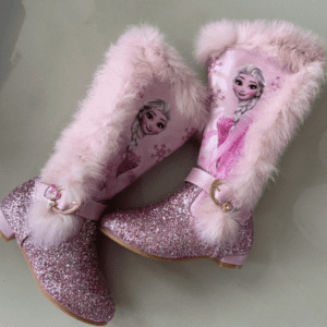 Kid Girls Elsa Faux Fur Calf Boots - Image 7