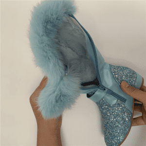 Kid Girls Elsa Faux Fur Calf Boots - Image 8