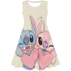 Kids Girls Stitch Summer Dress - Image 10