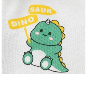 Baby Dino Print Tail Romper Set - Image 7