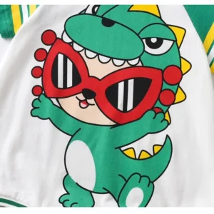 Dino Print Baby Onesie - Image 11