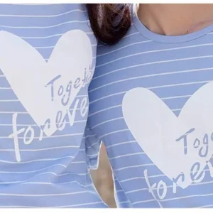 Heart Print Family Matching Outfits - Image 8