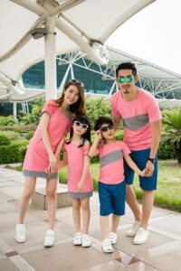 Buy Blushing Rose Matching Family Top I Summer Clothing Sets